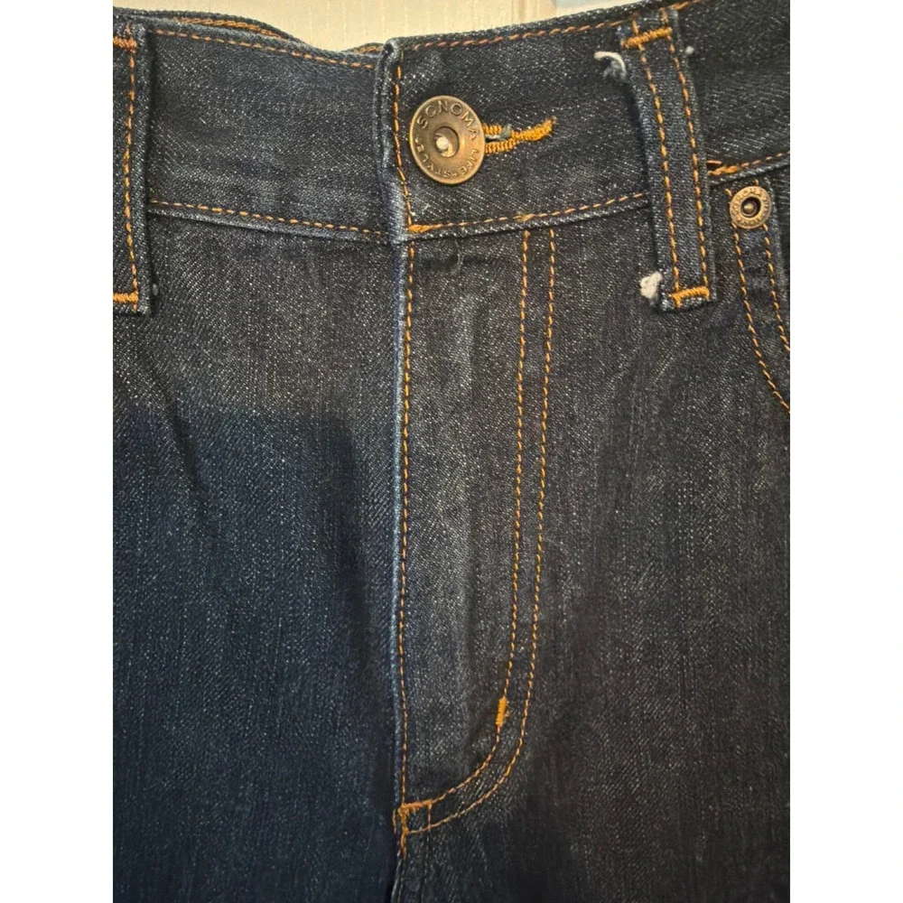 Sonoma Life Style Men's Dark Wash Straight Leg Jeans Waist 33 Length 30
